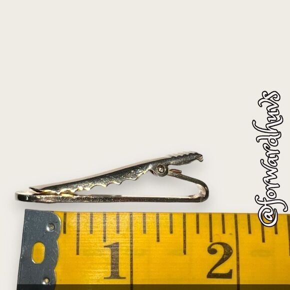 Bundle Sale 3 for $15 | Gold Tone Tie Tack With Clear Rhinestone - Picture 9 of 10